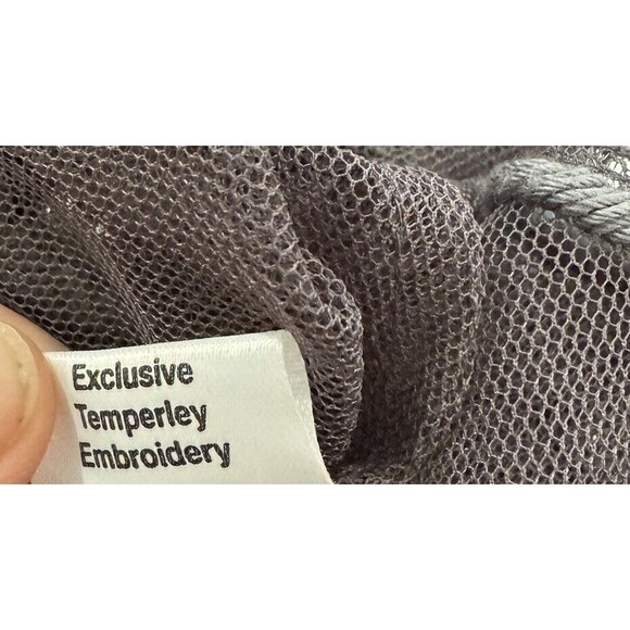 Iconic Temperley London  Dress Mesh Mini Stunning Ornate Size 2 S UK6 - Picture 12 of 12